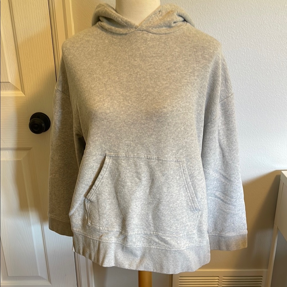 Closed Heather Gray Hoodie